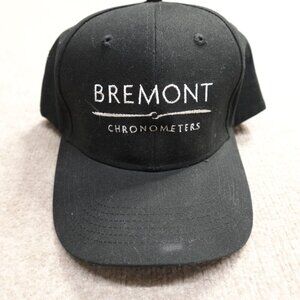 Bremont Chronometers Hat Black Strapback Embroidered Official